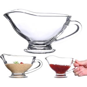 Glass Gravy boat