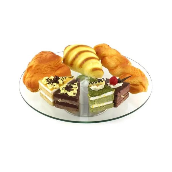 Glass revolving cake stand - Image 3