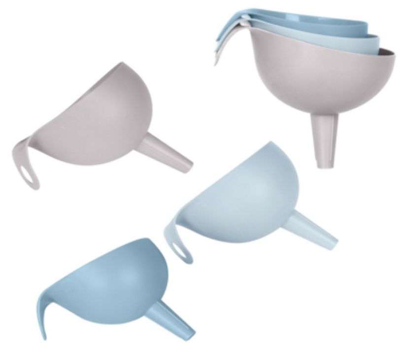 3-Piece Plastic Funnel Set MOQ 240 sets. FOB 🇨🇳 $0.45 per set - Image 3