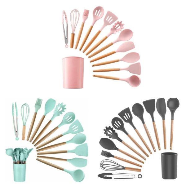 Silicone Tool Set MOQ 100 per colour. FOB 🇨🇳 $3.75 per set