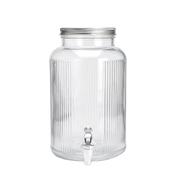 Glass Juice Dispenser MOQ 60. FOB 🇨🇳 $3.40
