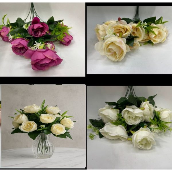 Artificial Peonie Bunch MOQ 120 each color. FOB 🇨🇳 $1.00