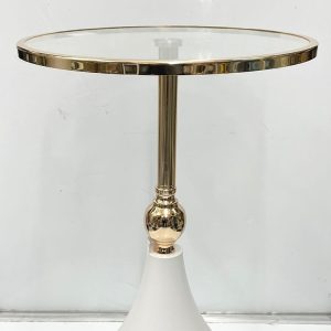 Glass Top Side Table MOQ 36 pcs. FOB 🇨🇳 $9.00