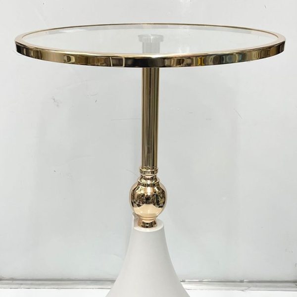 Glass Top Side Table MOQ 36 pcs. FOB 🇨🇳 $9.00