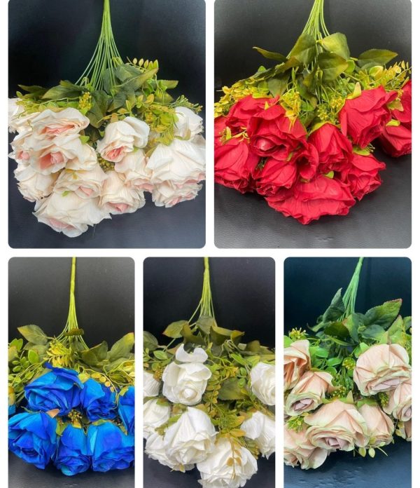 Flower bunch. 18 head. 42cm stem!