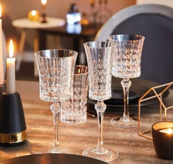 Clear glass! 6pc wine or 6pc Champagne!