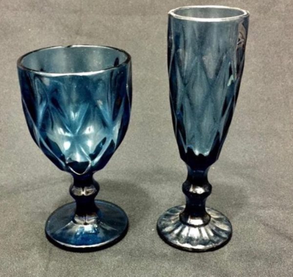 6pc wine or 6pc champagne glass set