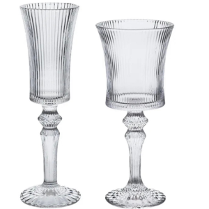 6pc wine or 6pc champagne glass set