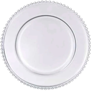 Glass underplate Clear Bead!