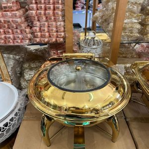 Round chafing dish