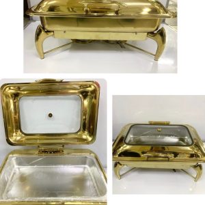 Rectangular chafing dish