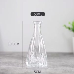 Glass bud vase