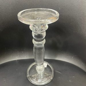 Glass candle holder