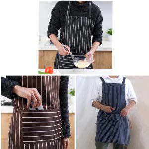 Aprons with zip
