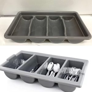 Plastic cutlery holder