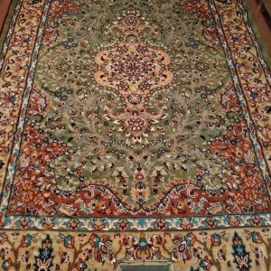 Hand Knotted Wool/Silk Carpets Rugs