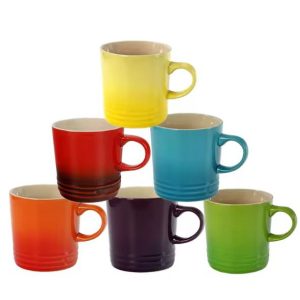6pcs rainbow mugs