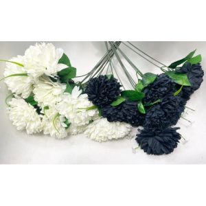 Flower Bunch Black/Cream