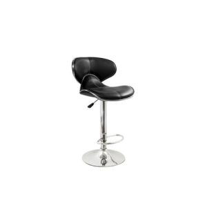 Bar Stool Metal Trim Black