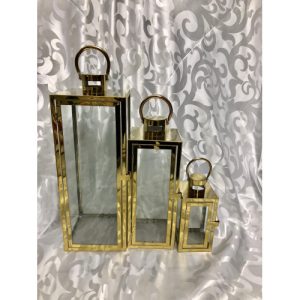 3pc Lantern Gold