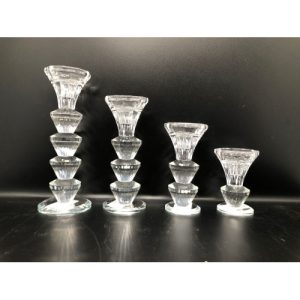 Glass Candle Holder 15cm
