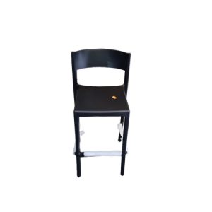 Bar Stool Black Rect