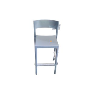 Bar Stool Grey Rect