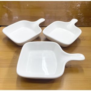 Ceramic SQ Dessert Bowl 8cm