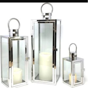 Lantern Set 3pc SIL