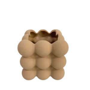 Ceramic Vase SQ Khaki