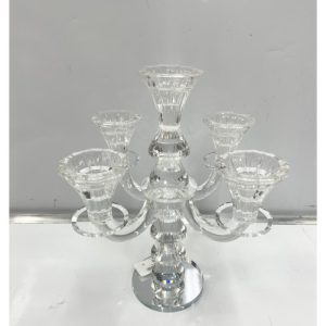 Glass Candle Holder 25cm
