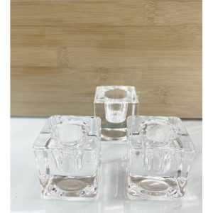 Glass SQ C/Holder Small 4*4cm