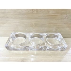 Glass 3arm C/Holder 23*8*3cm
