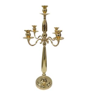 Candelabra 5Aarm Gold