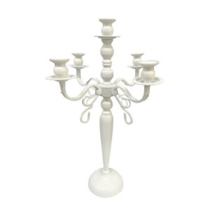 Candelabra 5Aarm White